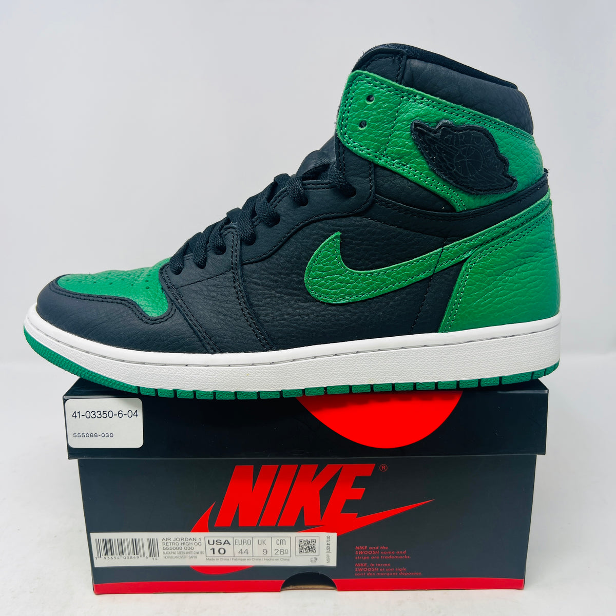 Jordan 1 Retro High Pine Green Black