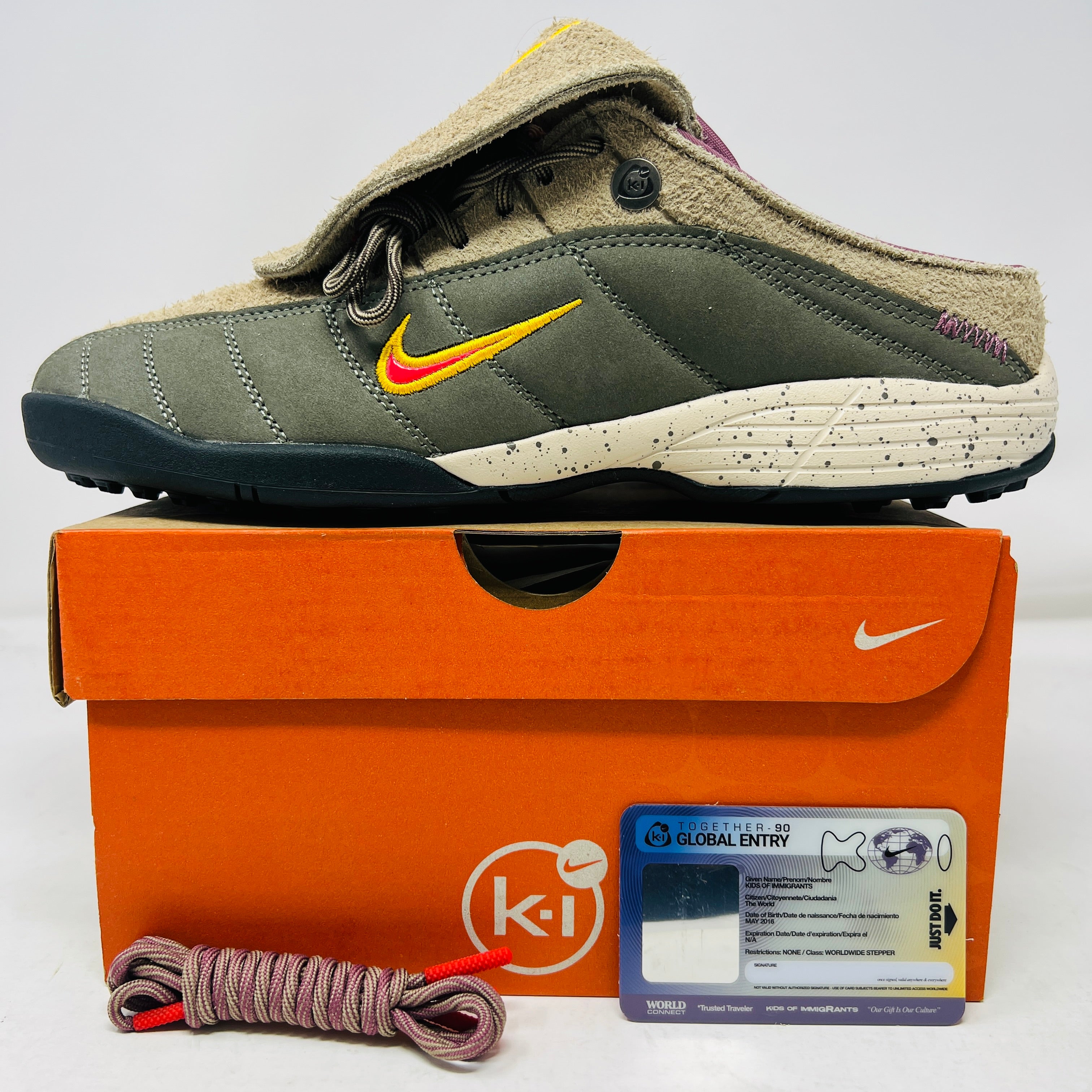 Nike Total 90 Mule Kids of Immigrants Khaki – Holy Ground