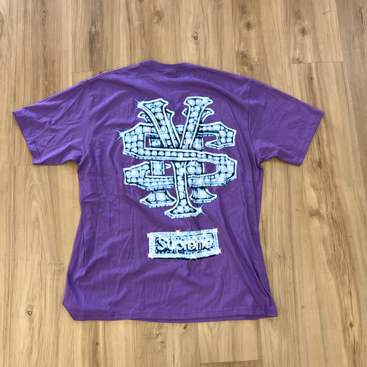 Supreme Snowman Tee Purple