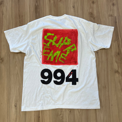 Supreme Paint Tee White