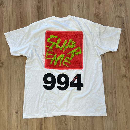 Supreme Paint Tee White