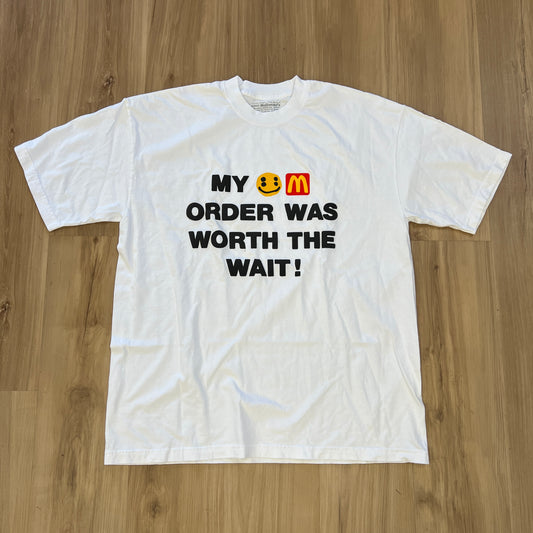 Cactus Plant Flea Market x McDonald’s Worth The Wait Tee White