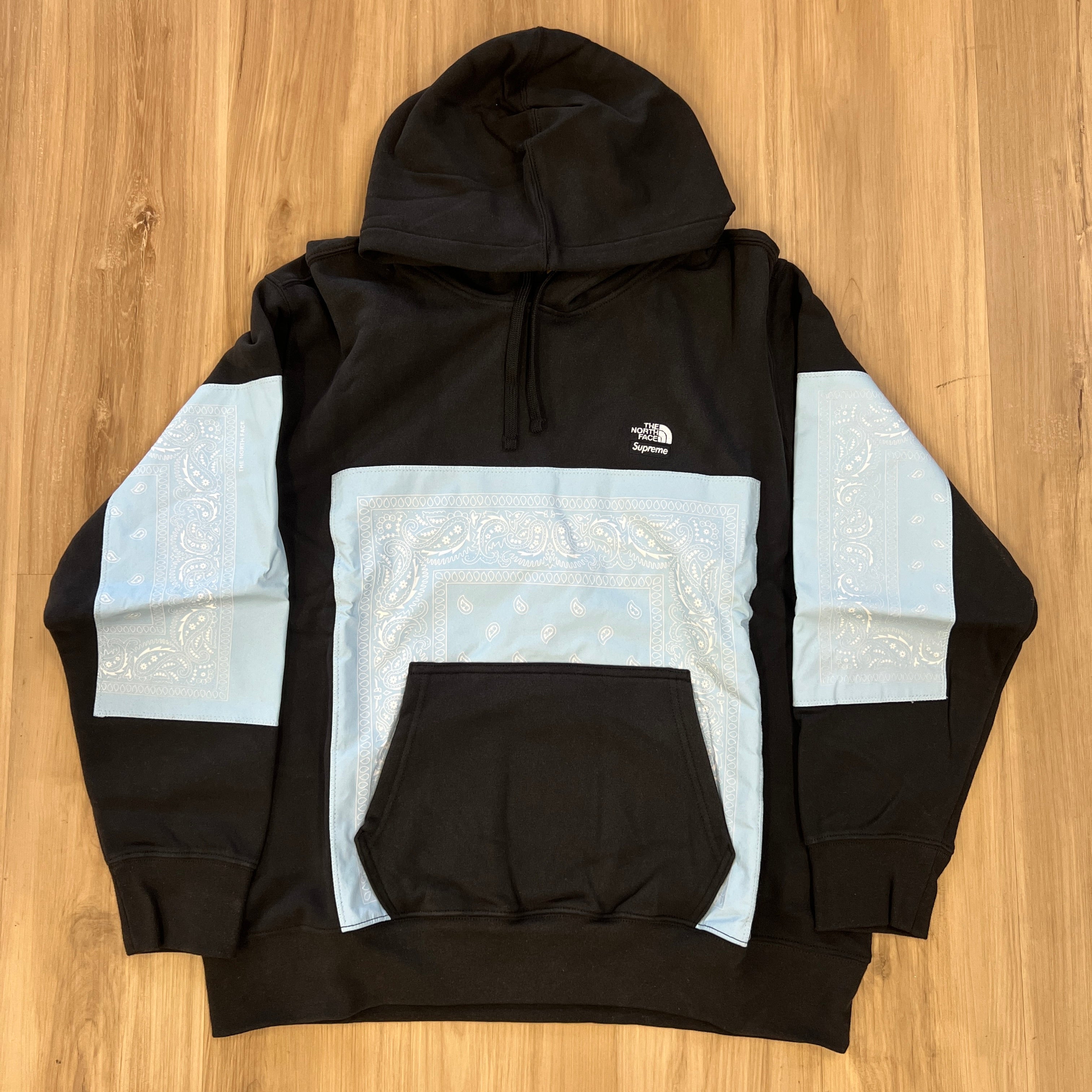 Supreme The North Face Bandana Hooded Sweatshirt Black – Holy Ground