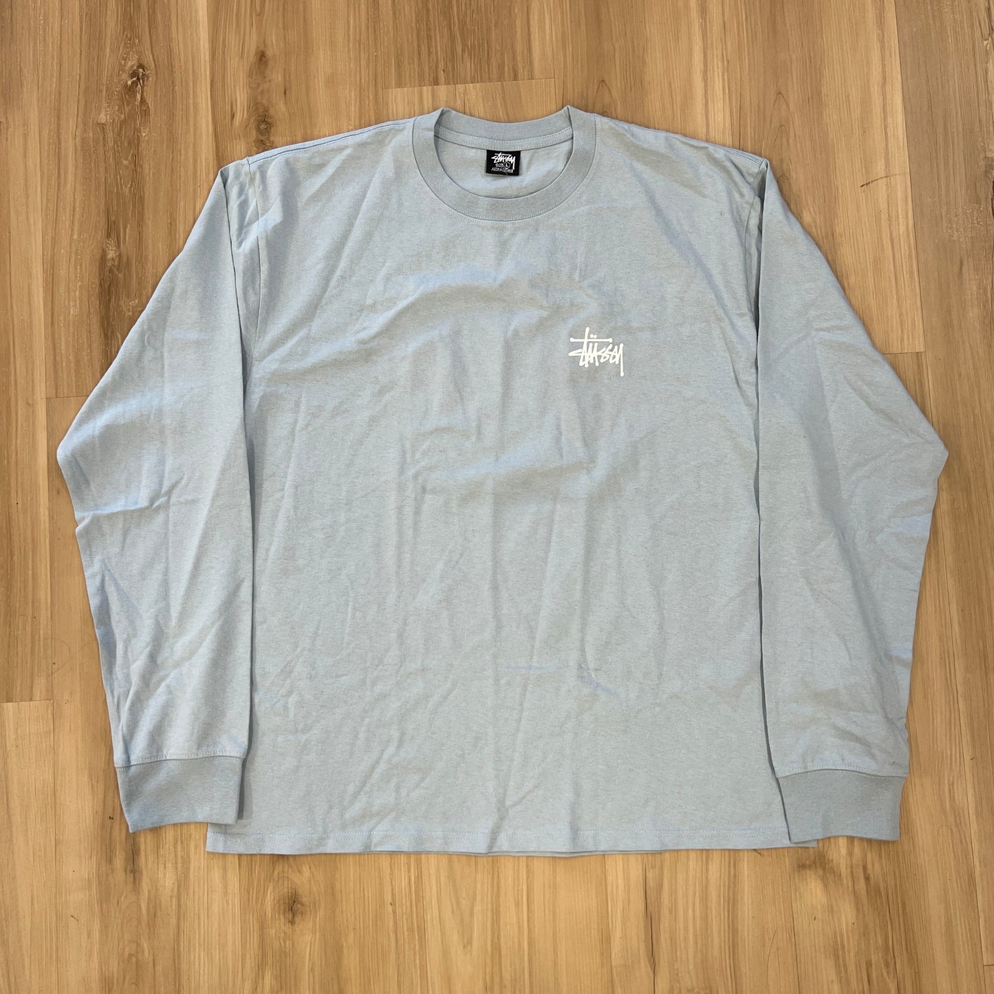 Stussy Basic Long-Sleeve Tee Blue