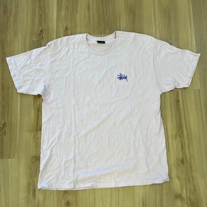 Basic Stussy Logo Tee Lavender