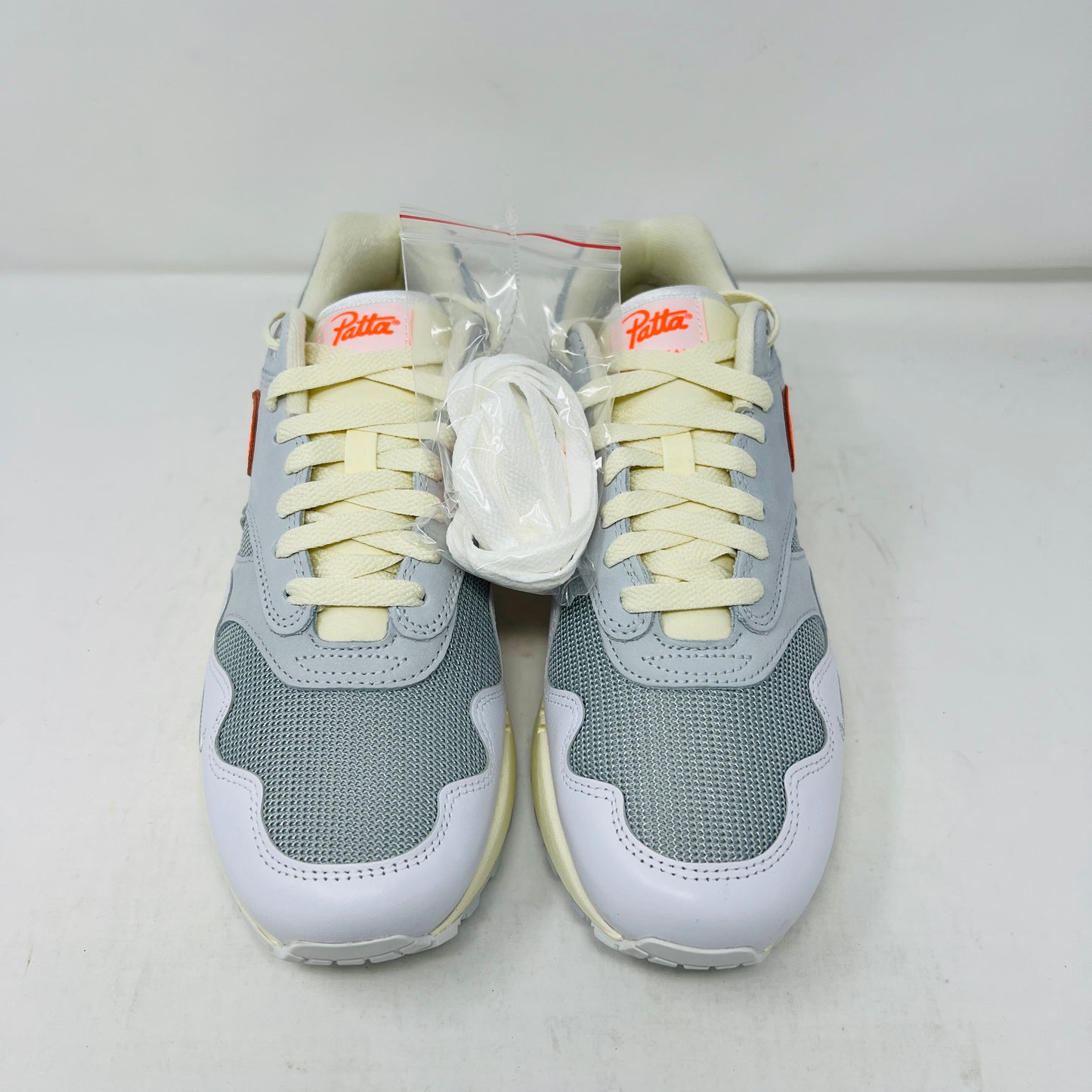 Nike Air Max 1 Patta Waves White Hyper Crimson (With Bracelet)