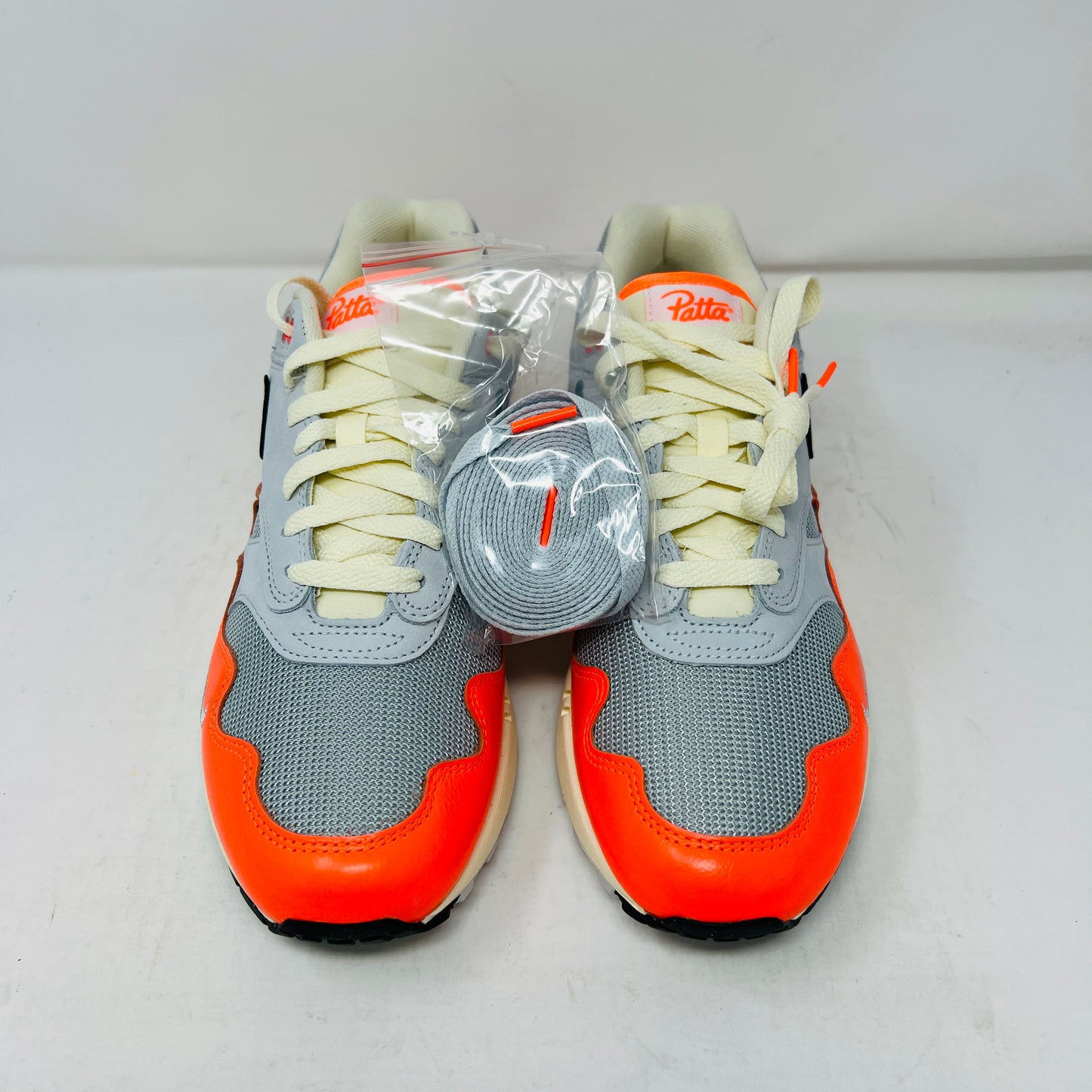 Nike Air Max 1 Patta Waves Hyper Crimson Pure Platinum (With Bracelet)