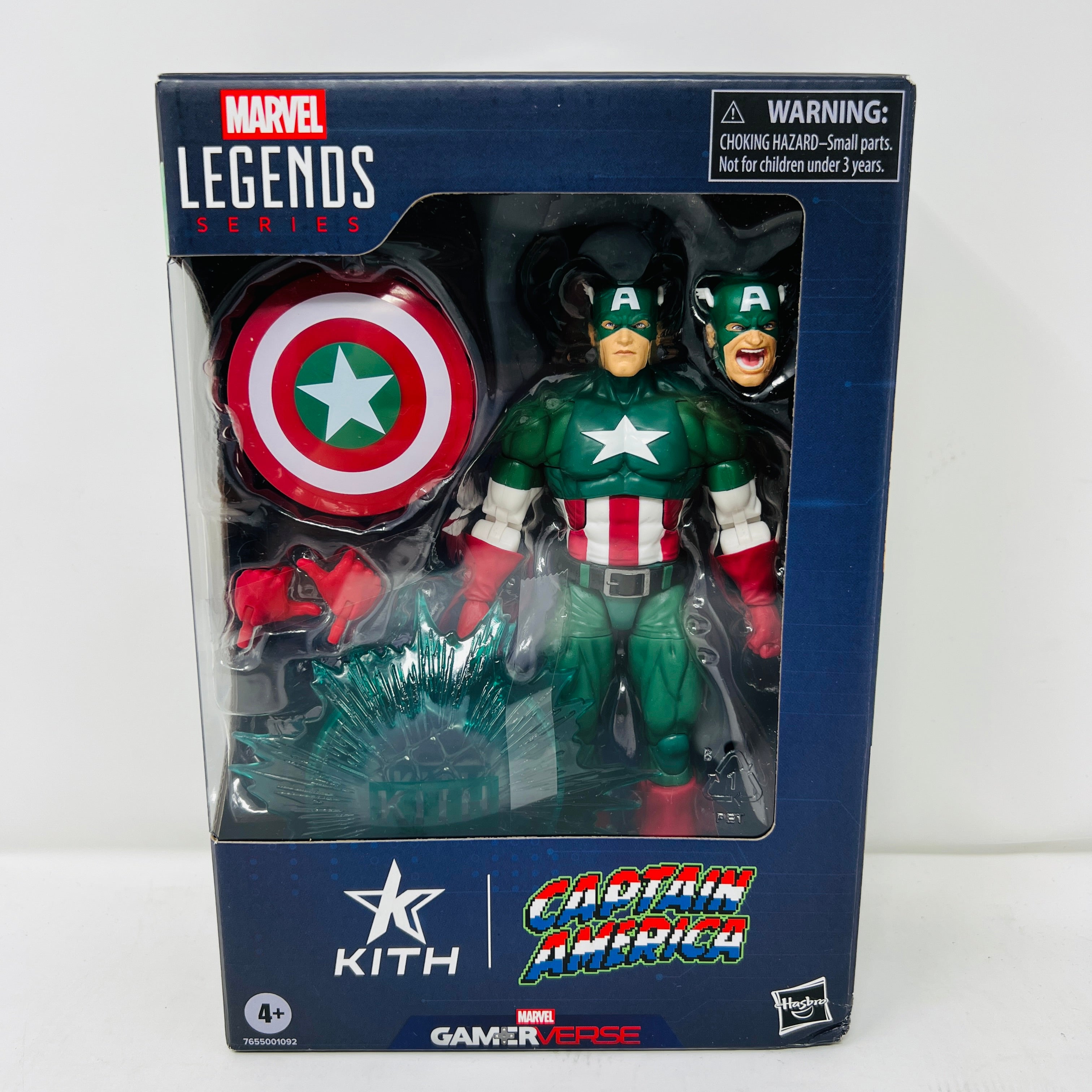 KITH マーベル カプコン フィギュア キャプテンアメリカ Marvel Ca Kith x Marvel for Hasbro Legends Captain America Gameverse Player