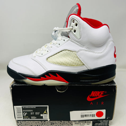 Jordan 5 Retro Fire Red Silver Tongue (2020)