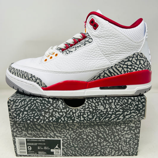 Jordan 3 Retro Cardinal Red