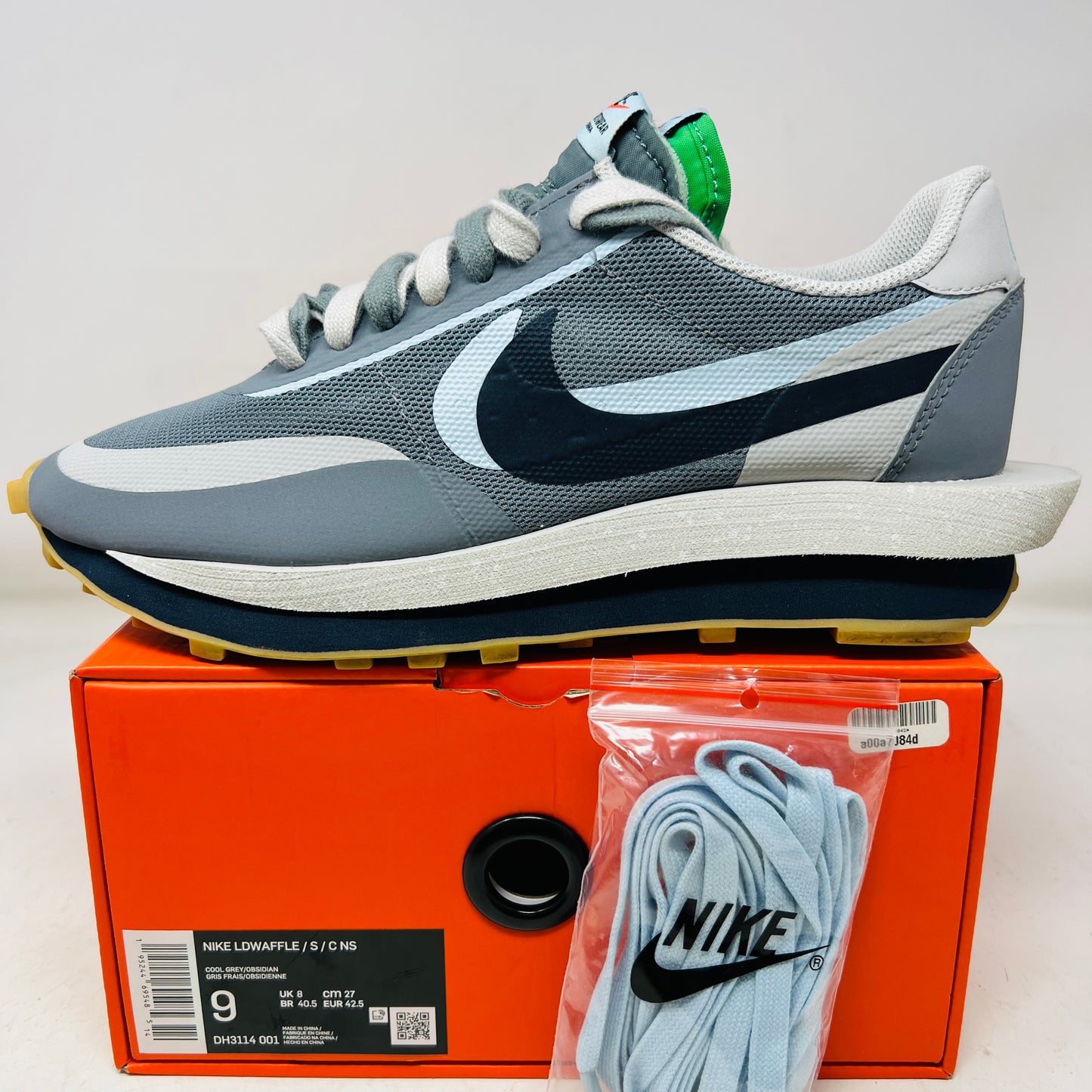 Nike LD Waffle sacai CLOT Kiss of Death 2 Cool Grey