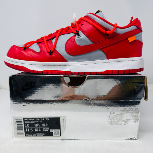 Nike Dunk Low Off-White University Red