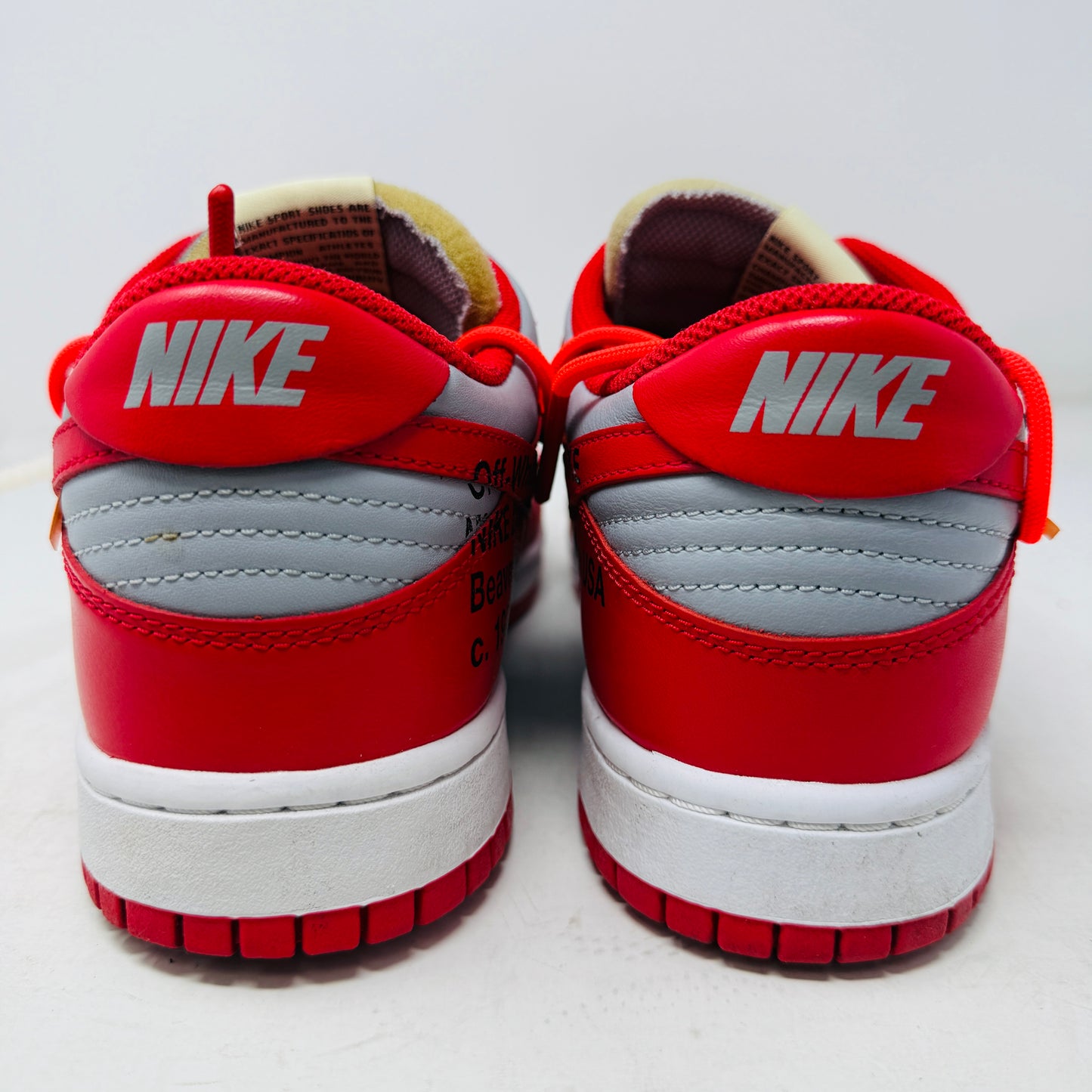 Nike Dunk Low Off-White University Red