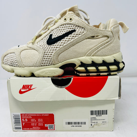 Nike Air Zoom Spiridon Cage 2 Stussy Fossil