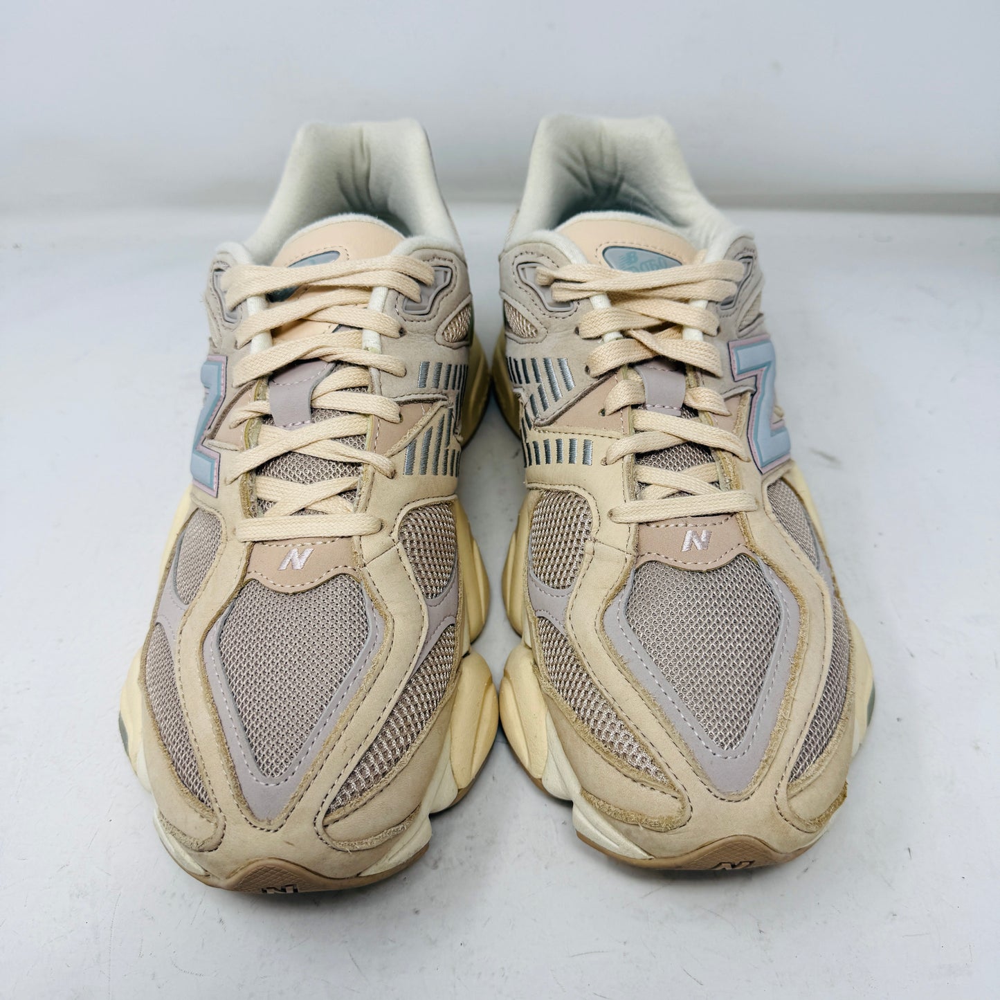 New Balance 9060 Ivory Cream Pink Sand