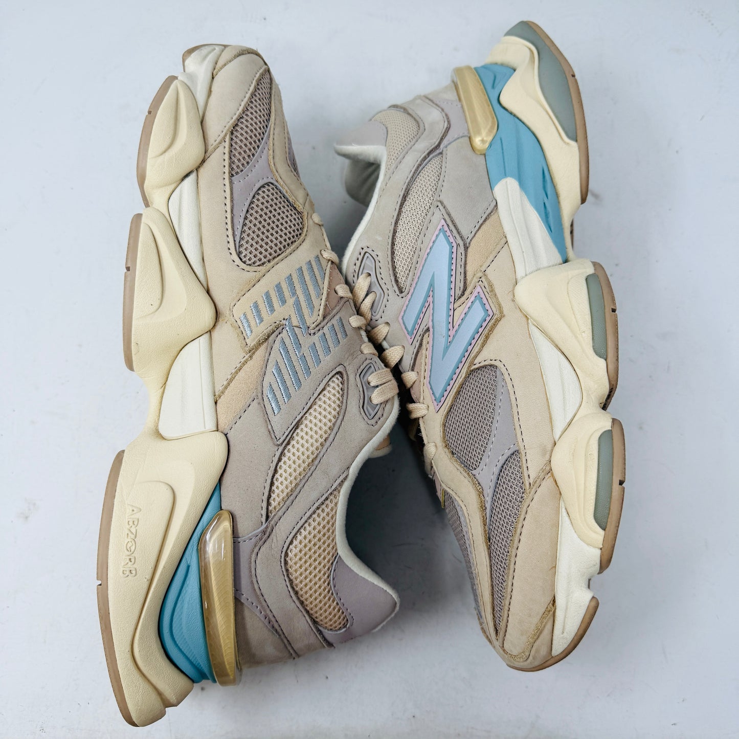 New Balance 9060 Ivory Cream Pink Sand