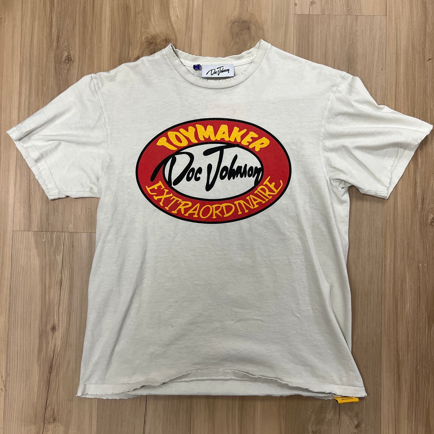 Gallery Dept. Toymaker Doc Johnson Tee Antique White/Cream
