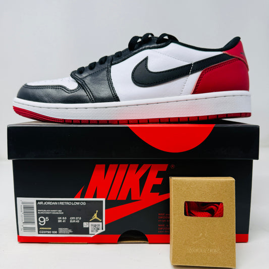Jordan 1 Retro Low OG Black Toe (2023)
