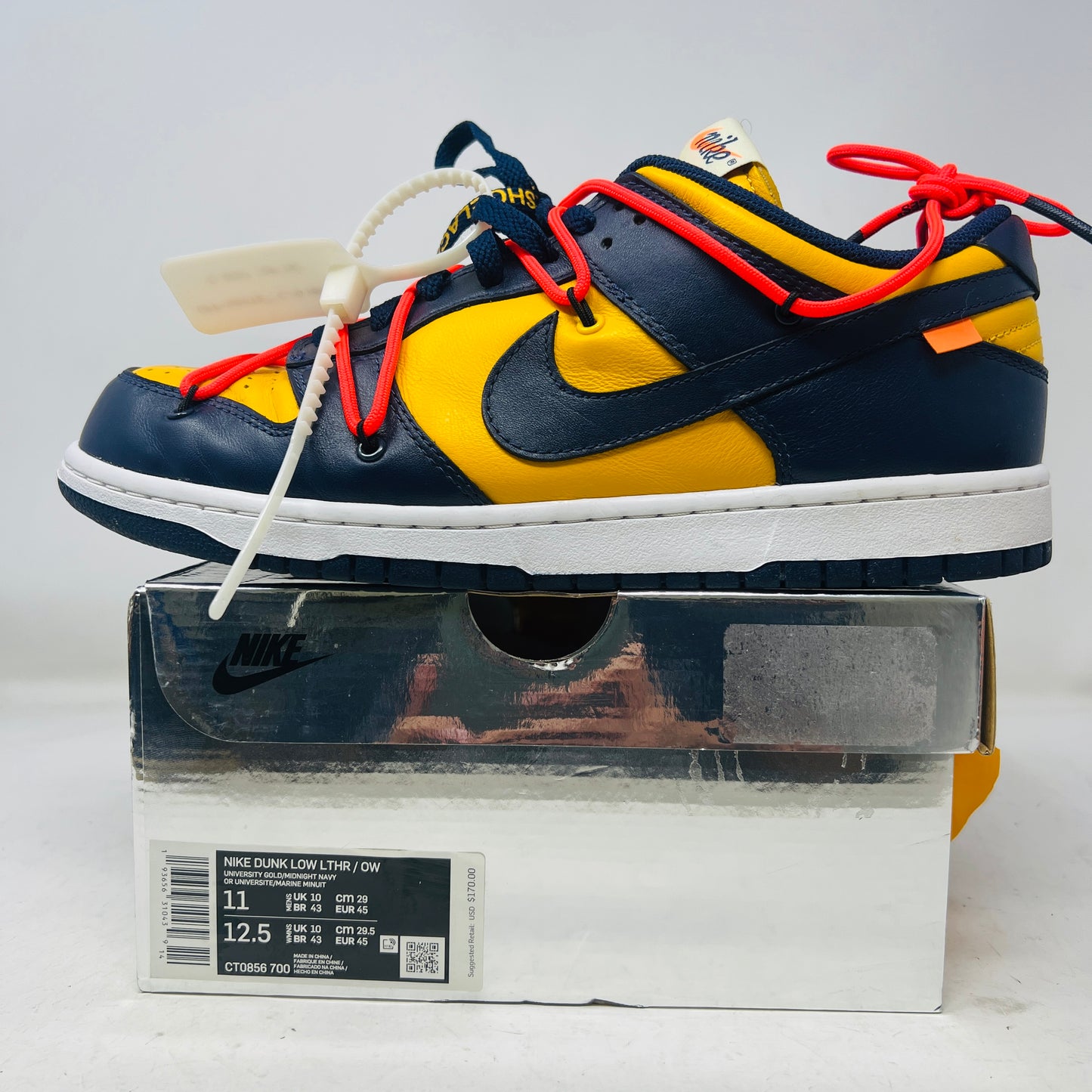 Nike Dunk Low Off-White University Gold