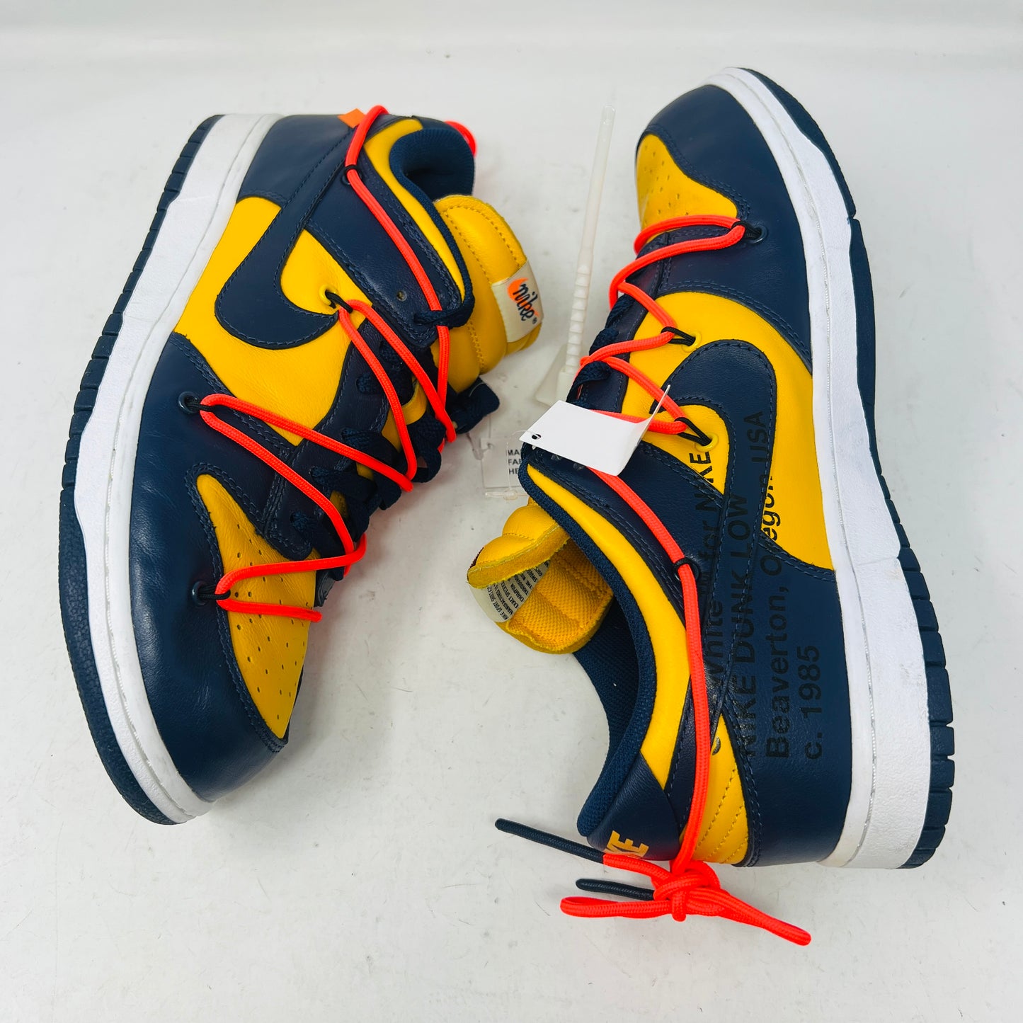 Nike Dunk Low Off-White University Gold