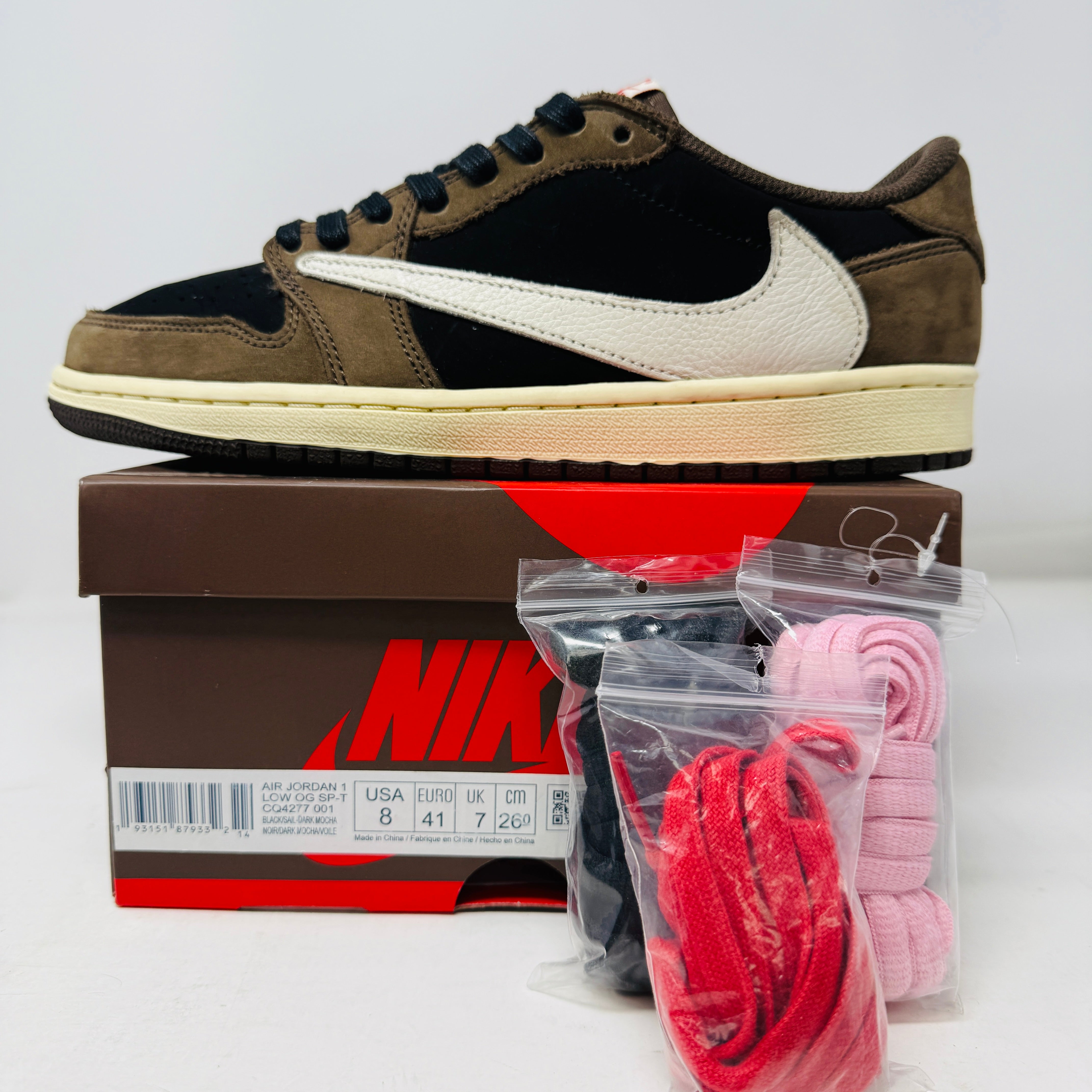 Jordan 1 Retro Low OG SP Travis Scott Mocha – Holy Ground