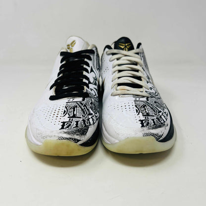 Nike Kobe 5 Protro Big Stage Parade sneakers with scuff on toe caps, released in 2020, displayed on a box.