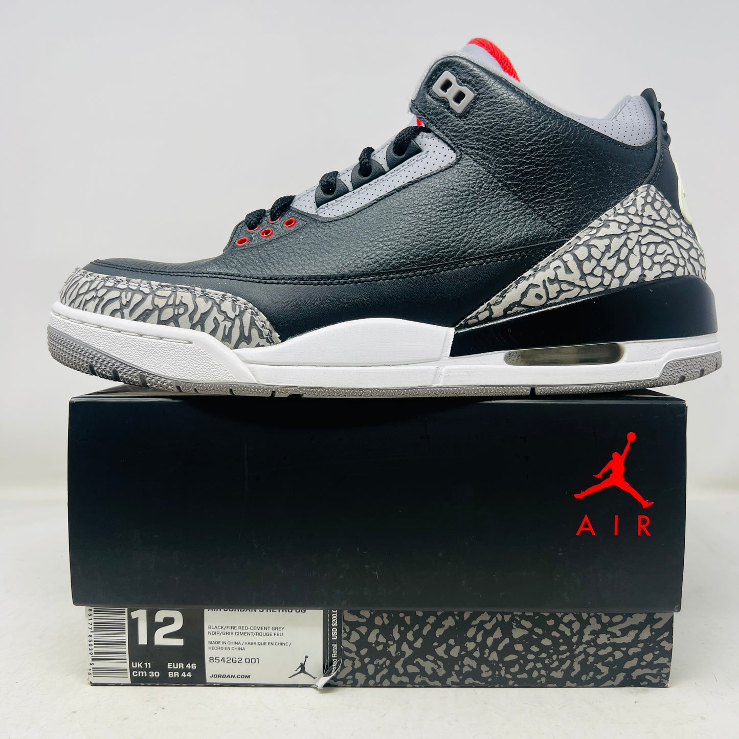 Jordan 3 Retro Black Cement (2018)