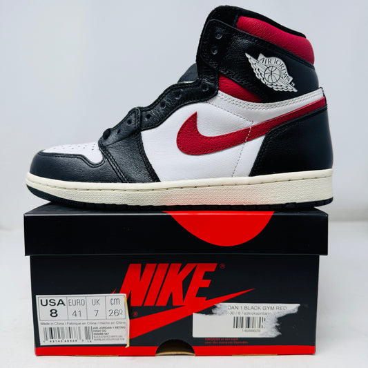 Jordan 1 Retro High Black Gym Red