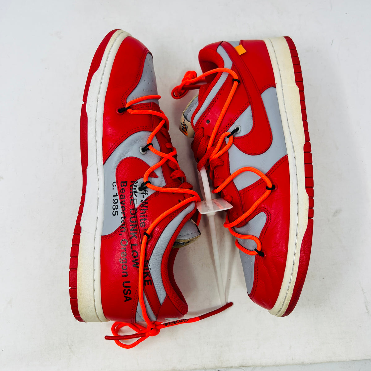Nike Dunk Low Off-White University Red