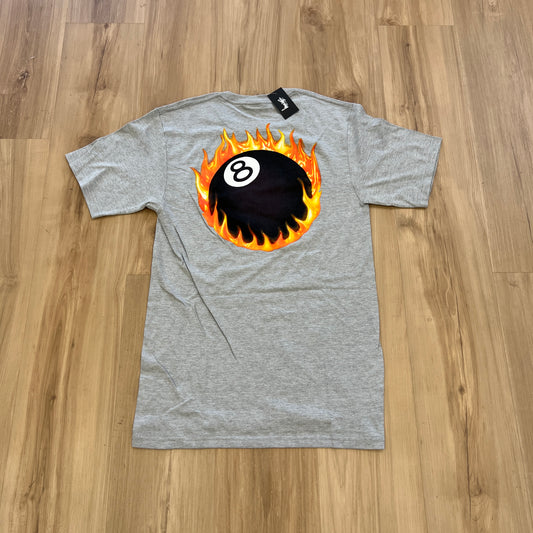 Stussy Fireball Tee Grey