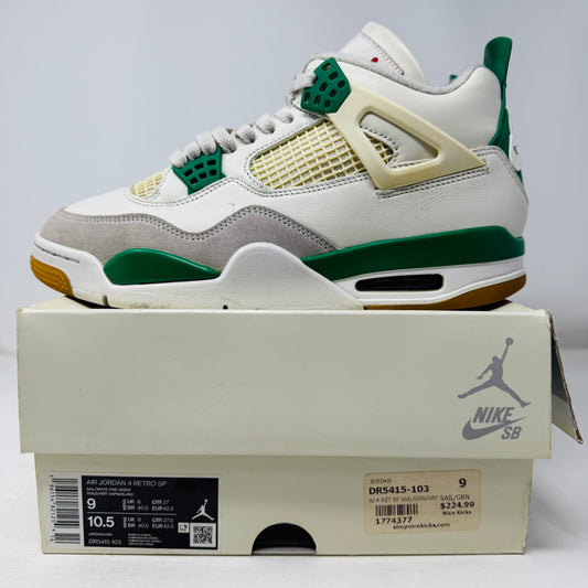 Jordan 4 Retro SB Pine Green