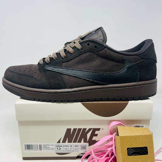 Jordan 1 Retro Low OG SP Travis Scott Velvet Brown