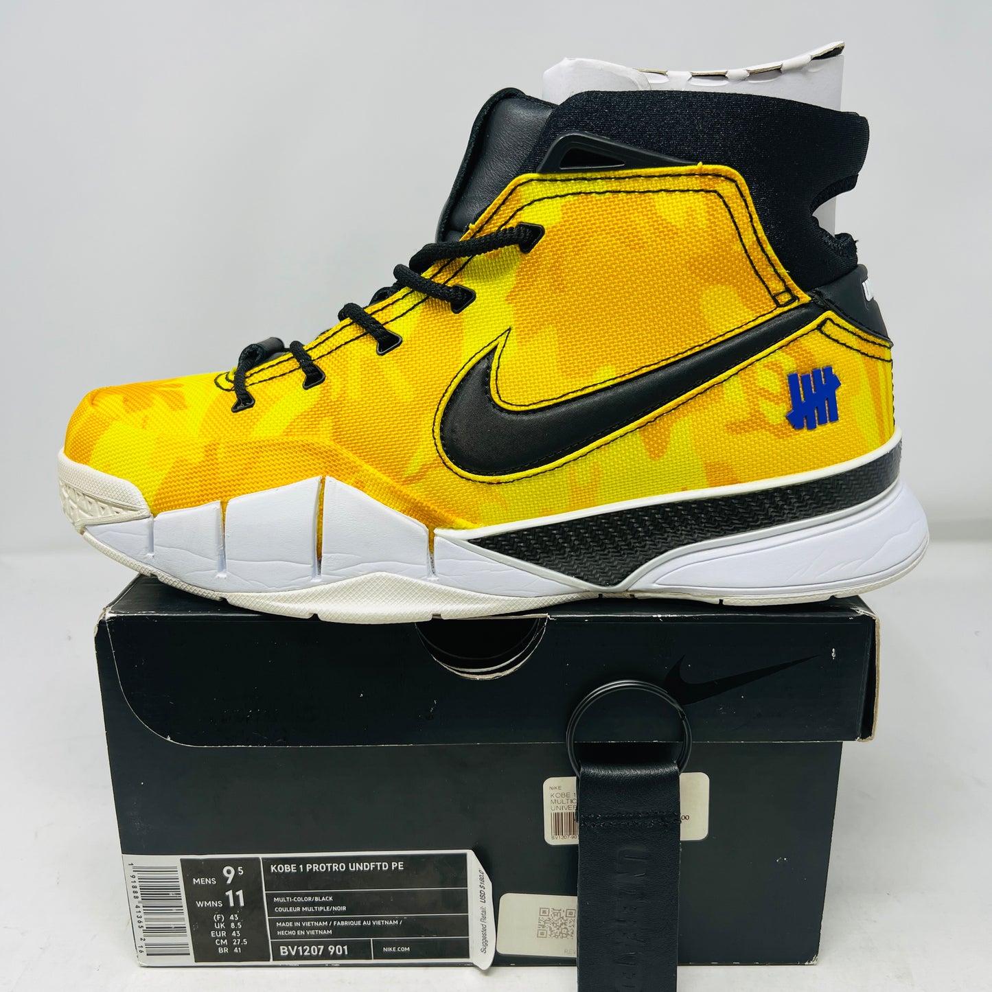 Nike Kobe 1 Protro Undefeated Yellow Camo (La Brea)