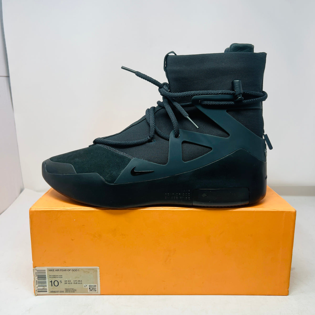 Nike Air Fear of God 1 Triple Black