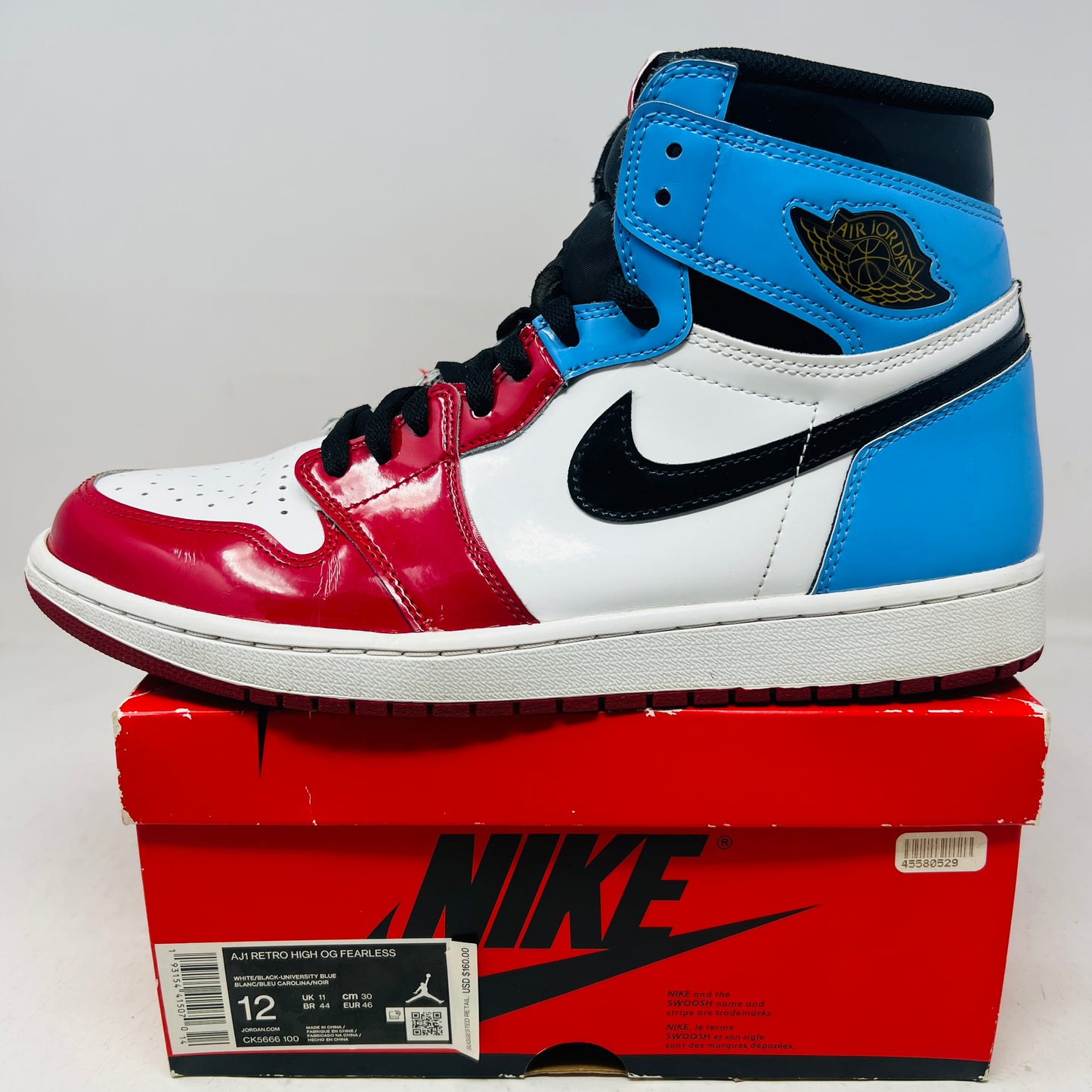 Jordan 1 Retro High Fearless UNC Chicago