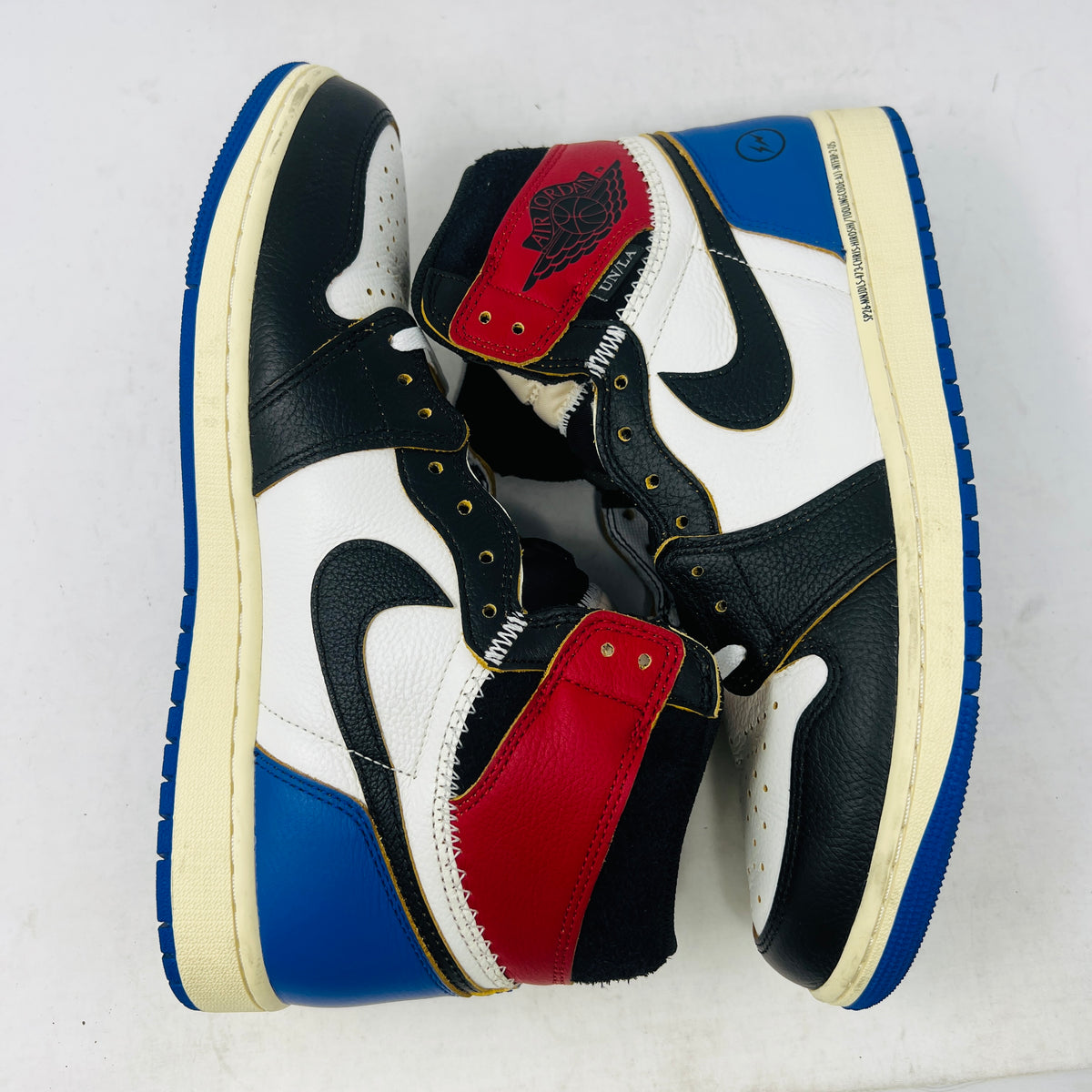 Jordan 1 Retro High OG SP Fragment x Union LA Varsity Red Sport Royal