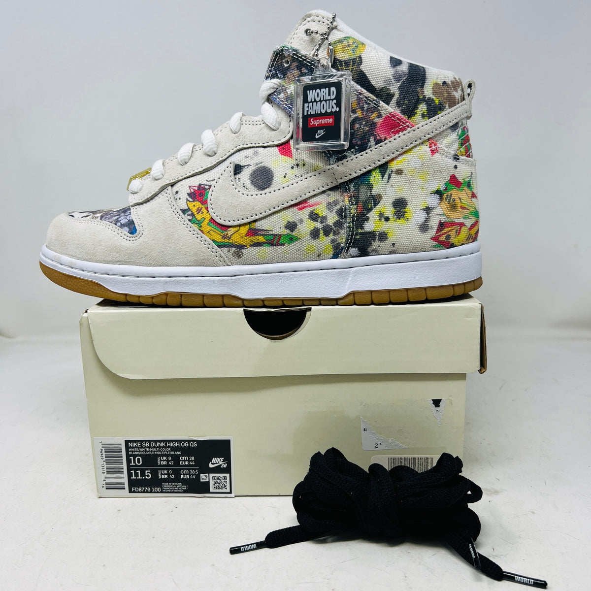 Nike SB Dunk High Supreme Rammellzee – Holy Ground display picture 1