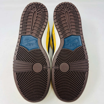 Nike SB Dunk Low City of Cinema 2024 outsole, brown with detailed tread pattern.