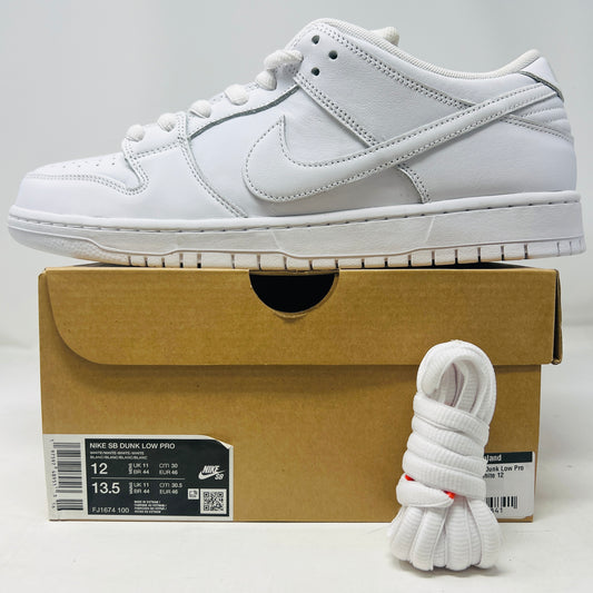 Nike SB Dunk Low Pro Triple White