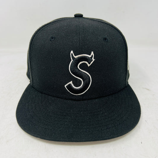 Supreme S Horn Logo New Era Black