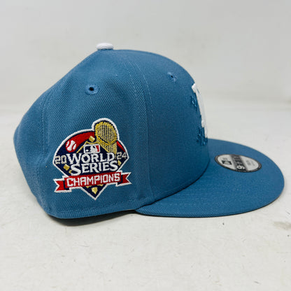 New Era Los Angeles Dodgers Born x Raised 9FIFTY Snapback Youth Baby Blue