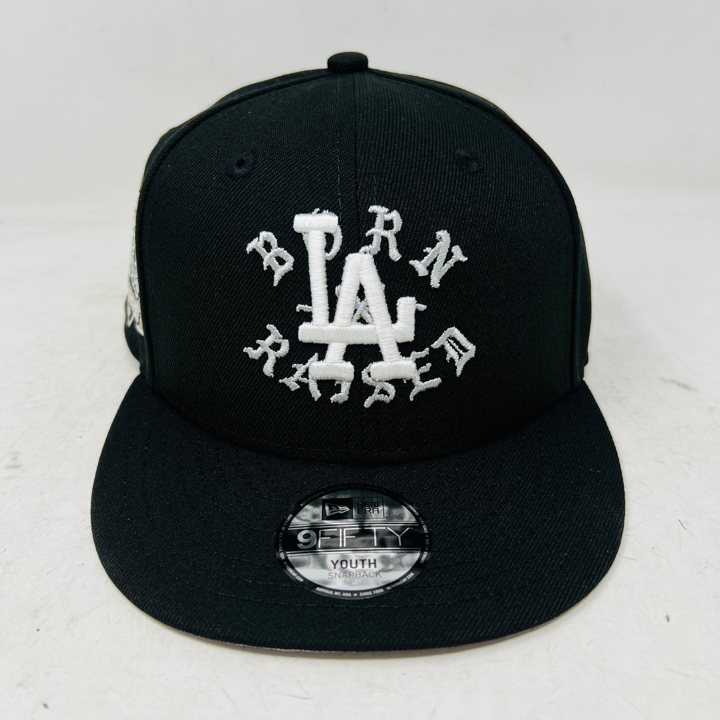 New Era Born X Raised Los Angeles Dodgers 2024 World Series Youth Snapback Black