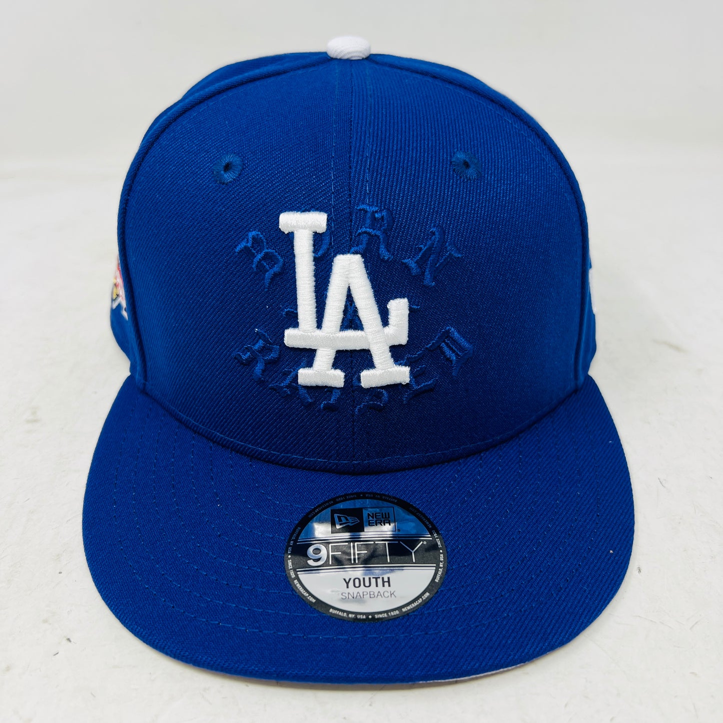 New Era Los Angeles Dodgers Born X Raised 9FIFTY Youth Snapback Blue