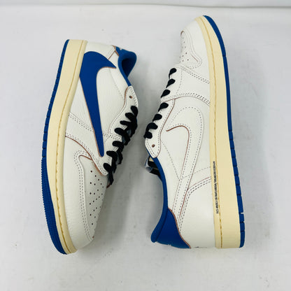 Jordan 1 Retro Low OG SP Fragment x Travis Scott Sail Military Blue