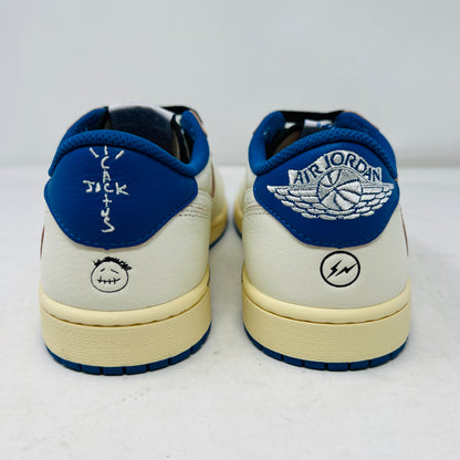 Jordan 1 Retro Low OG SP Fragment x Travis Scott Sail Military Blue