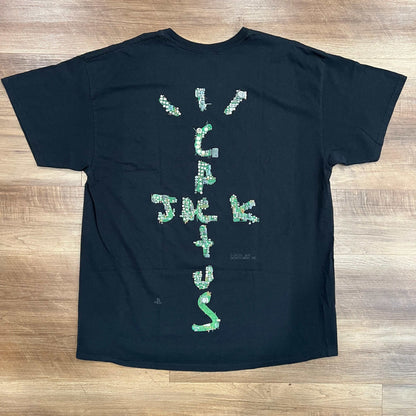 Travis Scott Motherboard Logo I T-shirt in black, size L, brand new condition.