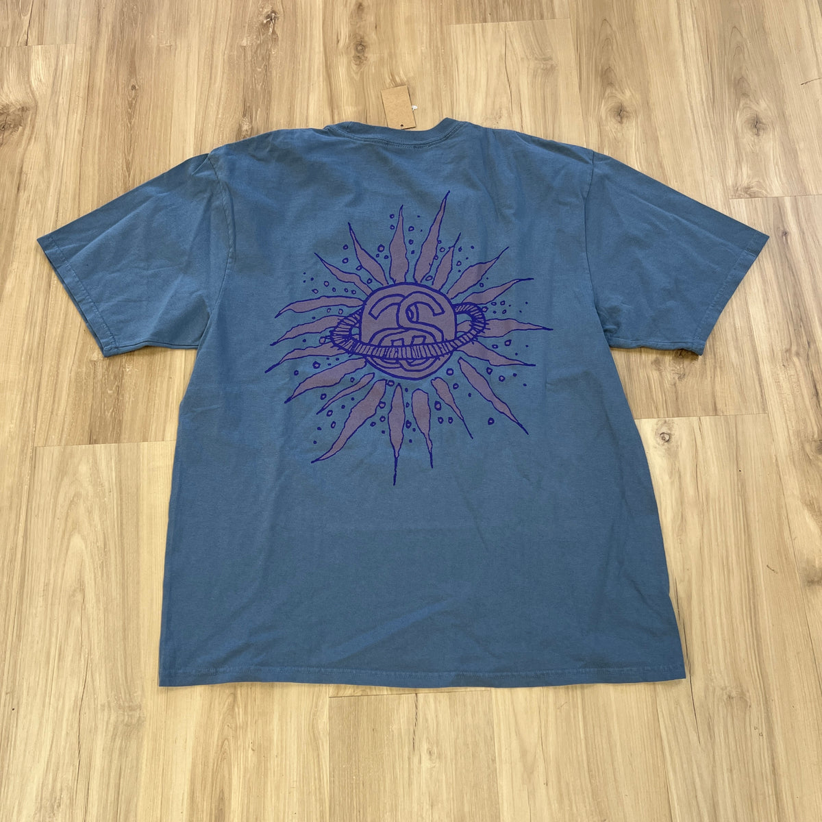 Stussy Look Beyond Pigment Dyed Tee Blue