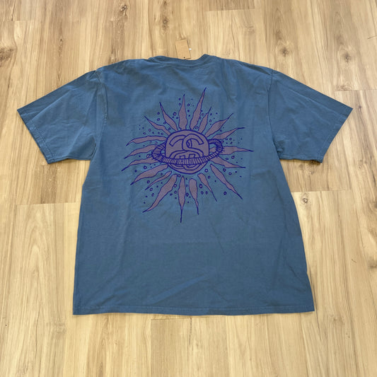 Stussy Look Beyond Pigment Dyed Tee Blue
