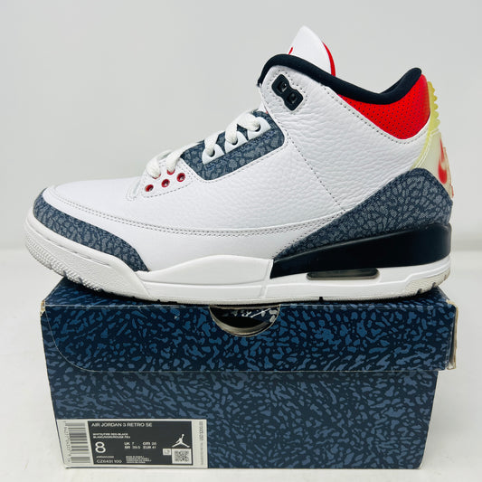 Jordan 3 Retro SE Fire Red Denim (2020)