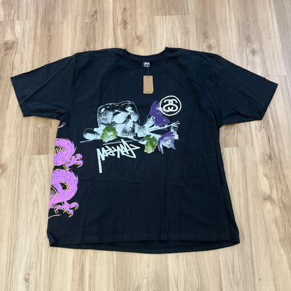 Stussy Test Strike Pigment Dyed Tee Black
